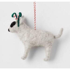 Target Felted Wool Bull Terrier Dog Elf
Headband Christmas Ornament
Wondershop